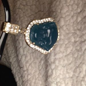 blue Buddha necklace pendant